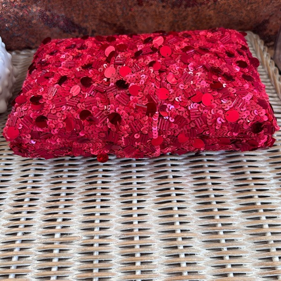 Simitri Cayenne Kitsch Clutch new with tags All-Over Sequin cocktail party - Picture 11 of 16